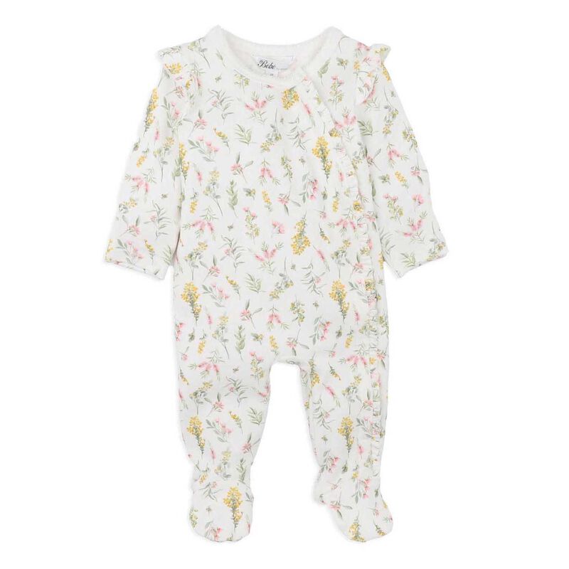 B&eacute;b&eacute; Charlie Wattle Zip Onesie image number 0